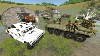 Finding Secret Army Base with Tanks and Missiles | Farming Simulator 25 screenshot 5