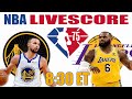 GOLDEN STATE WARRIORS vs LOS ANGELES LAKERS NBA LIVE SCORE