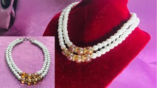 S03 E02. How make bead necklace (jewelry) tutorials. /Beading series.