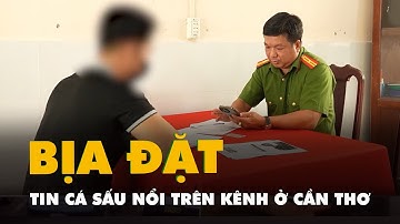 Cá sấu nổi trên kênh ở Cần Thơ là tin bịa đặt, công an đã mời người đăng clip lên làm việc