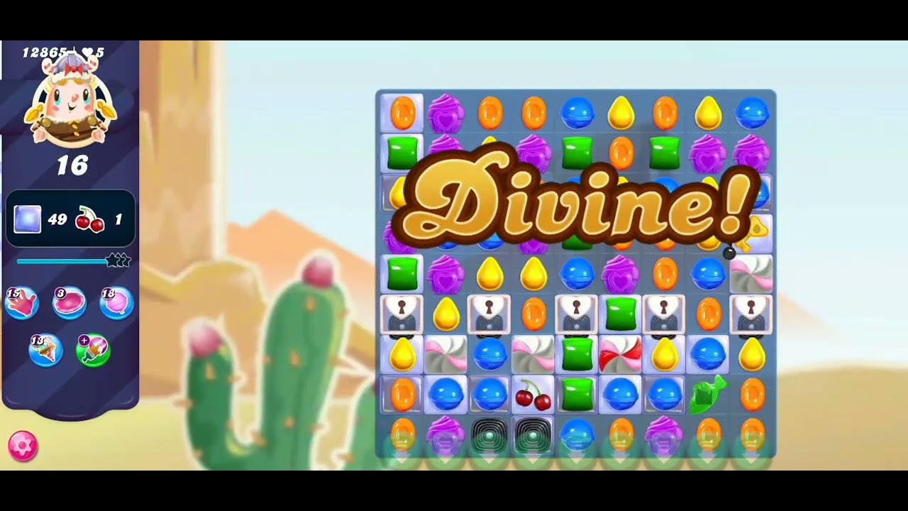 Candy Crush Saga Level 12865 - YouTube