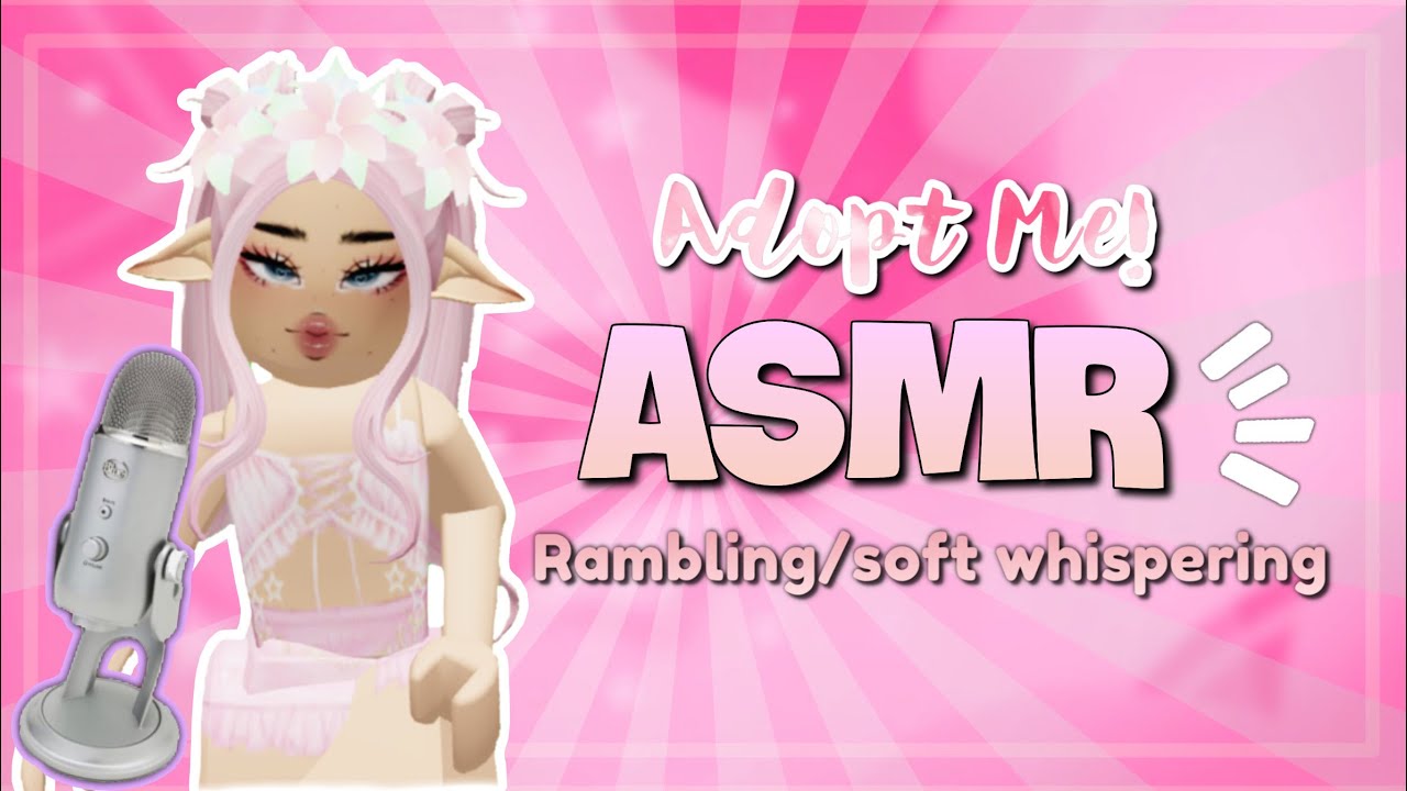 ASMR Adopt Me *soft rambles* showing you my trades!