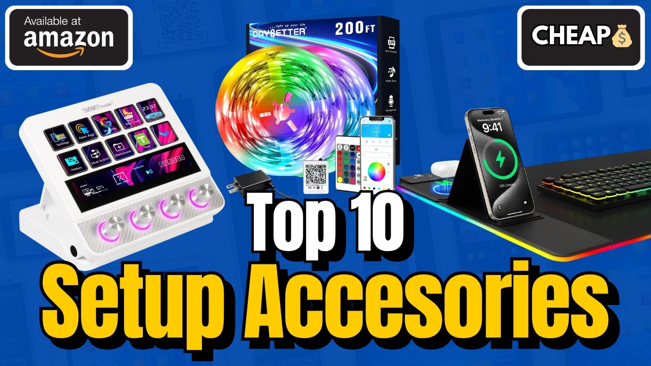 10 Desk Setup Accessories Worth Buying on Amazon - YouTube