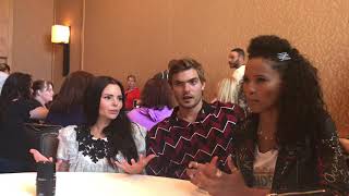 SDCC 2018 - Interview with Eline Powell, Alex Roe and Fola Evans-Akingbola from Siren
