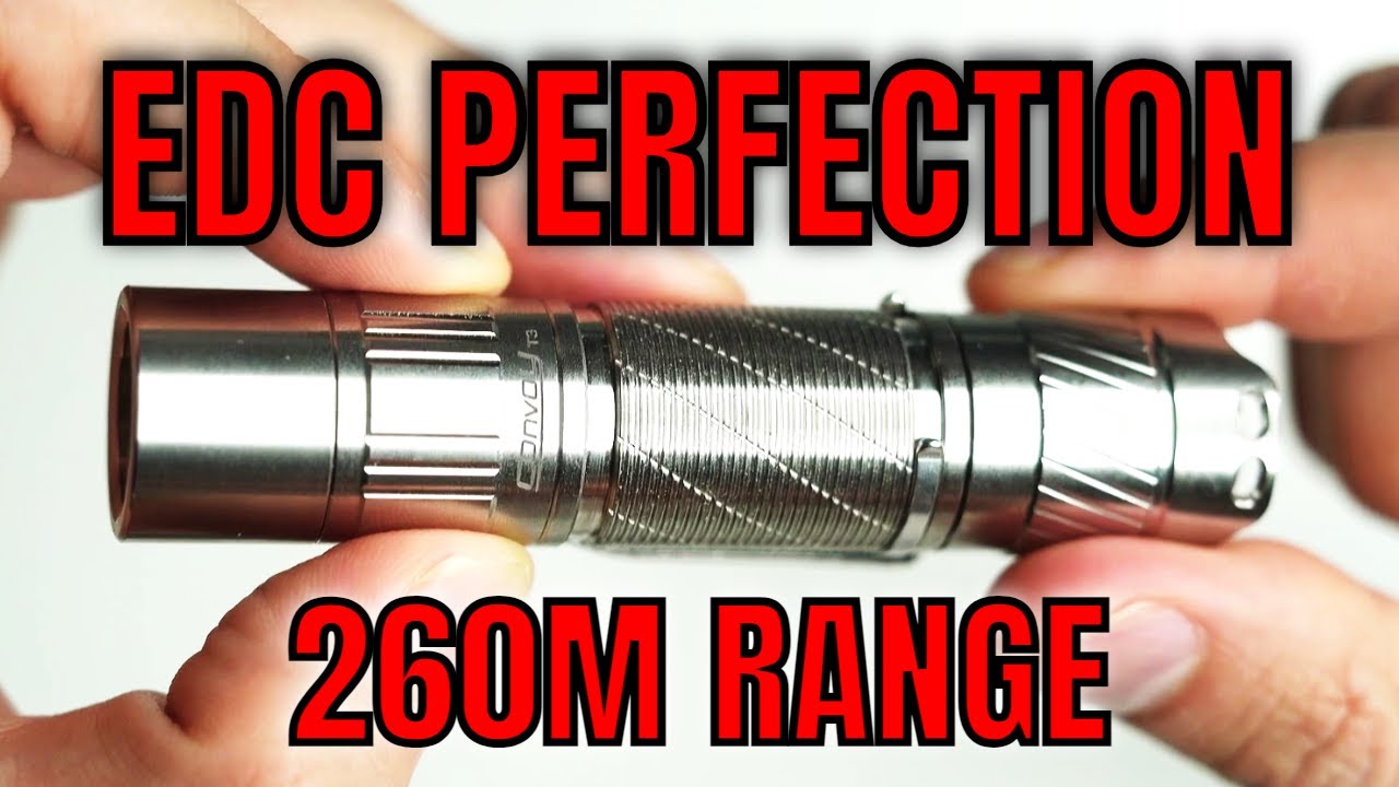 Convoy T3 titanium stonewash AA 14500 flashlight - Convoy flashlight