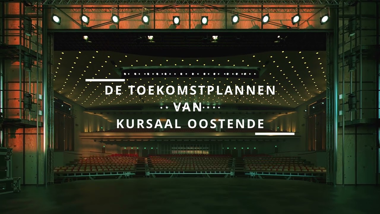 Kursaal Oostende pakt uit met grootste moduleerbare concertzaal van België!