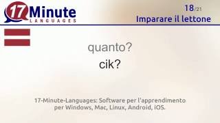 Imparare il lettone (videocorsi di lingua gratuiti) screenshot 2