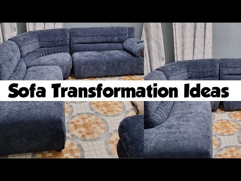 DIY How To Change Your Sofa Fabric Material 