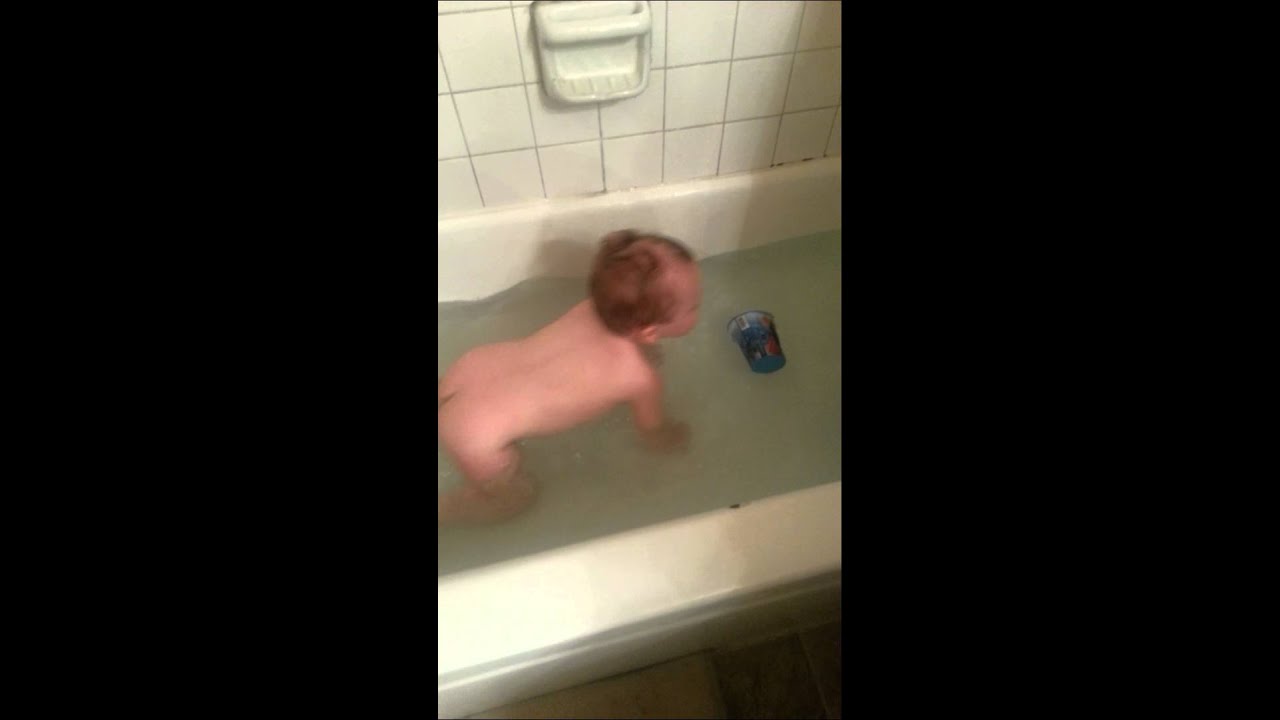 Blowing bubbles in the bath