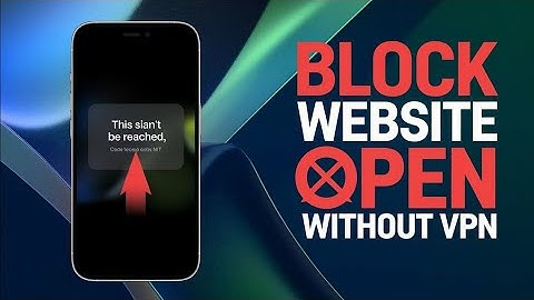 This site can’t be reached|How to Block Website Access Without VPN | Easy Method
