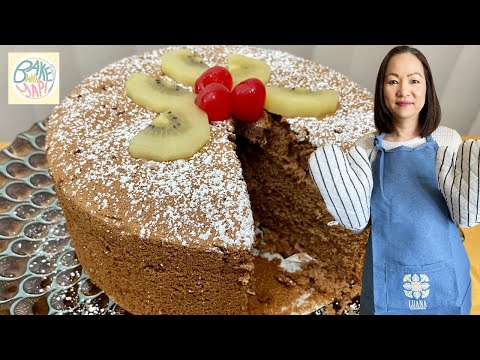 *MY FAVORITE CAKE!* Mocha Chiffon Cake - Recipe | BakeWithYapi