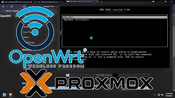 Run an OpenWRT VM on Proxmox VE