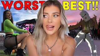 Reviewing my WORST to BEST Festival Looks **a journey**