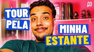TOUR PELA MINHA ESTANTE DE LIVROS antes da reforma!