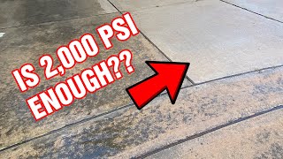 Ryobi Pressure Washer... Can 2000 PSI Clean Your Driveway?!  Let's Find Out!
