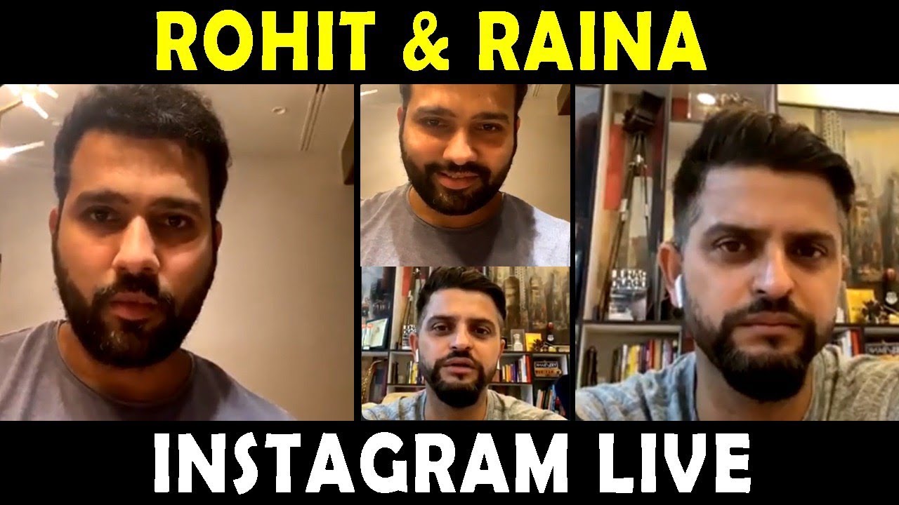 Rohit Sharma live Instagram chat with Raina | Full video chat | Latest video