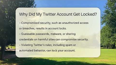 Why Did My Twitter Account Get Locked? - Everyday-Networking