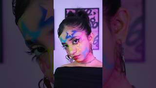 Colourful Stars Makeup Look