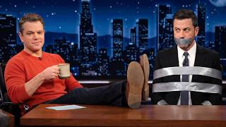 Matt Damon Terrorizing Jimmy Kimmel For 14 Minutes STRAIGHT