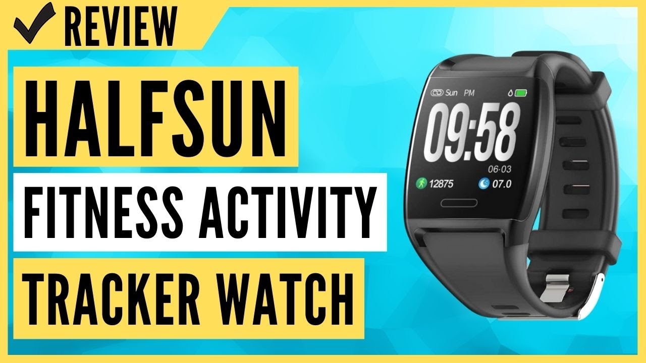HalfSun Fitness Tracker, Activity Tracker Fitness Watch with Heart Rate  Monitor Review - YouTube