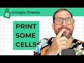 How To Print Selected Cells In Google Sheets
