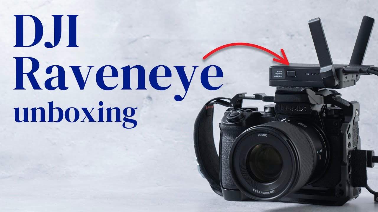 DJI Raveneye video transmitter unboxing | Does it work on LUMIX