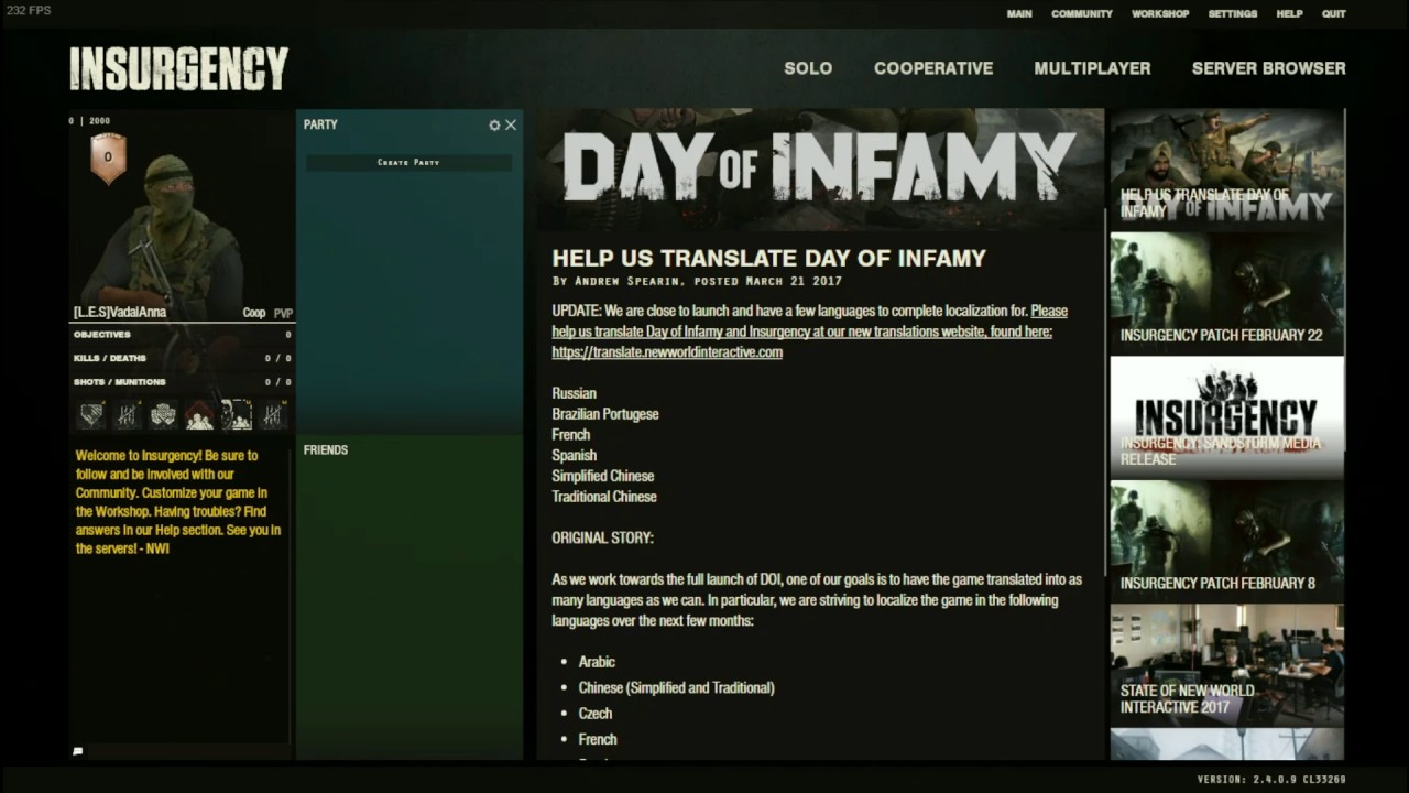 Insurgency Main Arabic Main Menu Song 4 YouTube