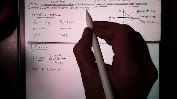 Multi Extreme Value Thm Triangular Domain