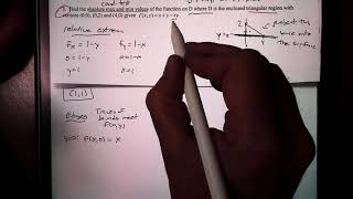 Multi Extreme Value Thm Triangular Domain