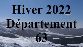 Hiver 2022 - département 63