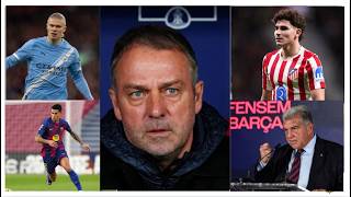 Barcelona’s SHOCK Transfer Plan! New Julián Alvarez? Haaland Dream & Marmoush Move!