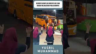Para wanita ini menyapa bus pariwisata yang hendak melanjutkan perjalanannya #shorts