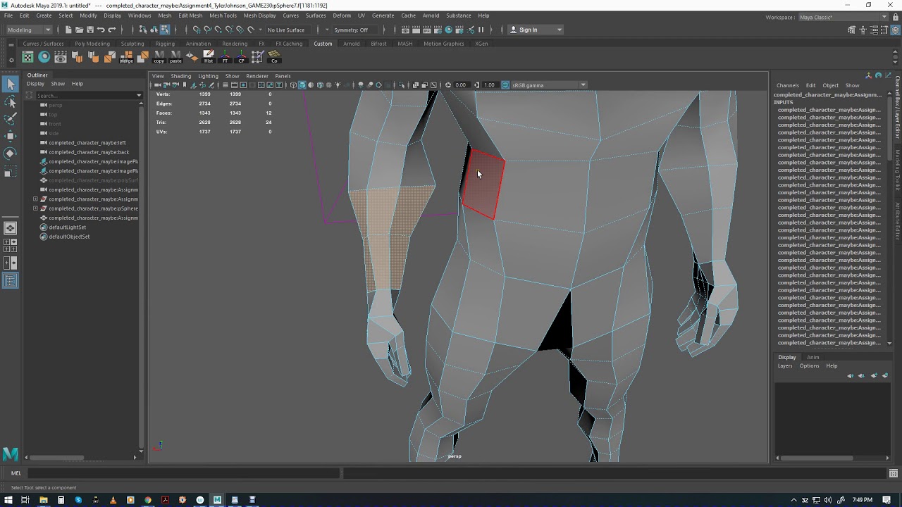 game 230 cleanup tool in maya YouTube