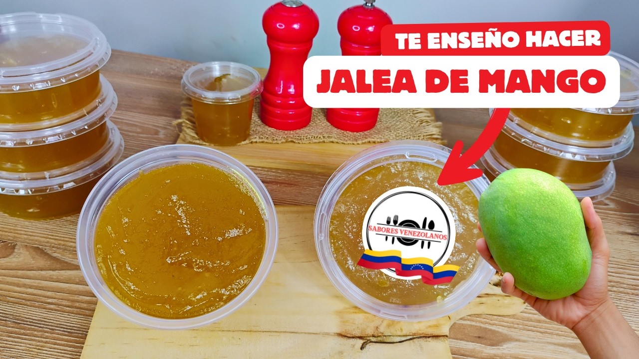 CONVIERTE ESTA RECETA EN UN NEGOCIO RENTABLE 🤑 | MI FORMULA PARA HACER JALEA DE MANGO 🥭 |