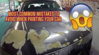 The Most Common Mistakes to Avoid when Painting Your Car