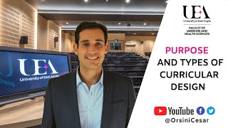 Purpose and Types of Curricular Design | @DrCesarOrsini