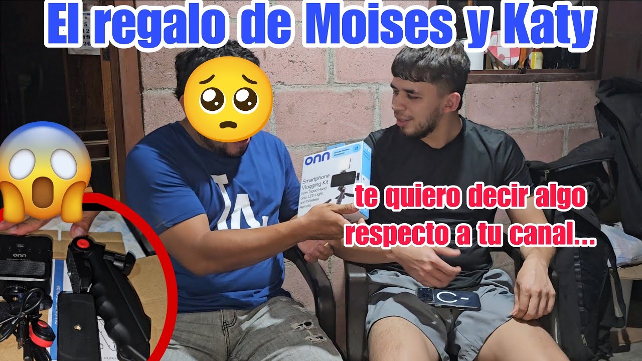Moisés le da un super regalo a Memo por su canal🥹, escuchen sus palabras 🥰