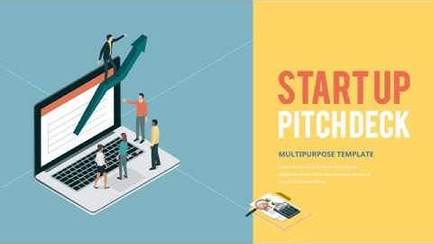 Startup Pitch Deck Presentation Animated Slides