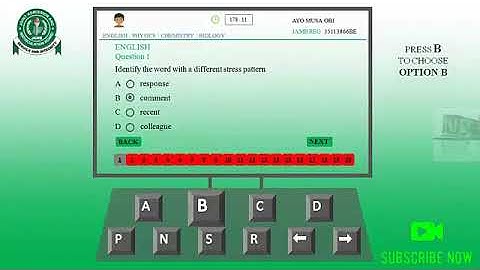 How to write CBT exam without mouse