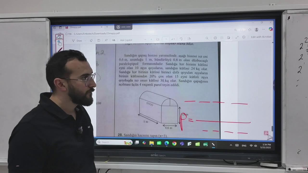 25 MAY 2025 QƏBUL SİTUASİYALARII