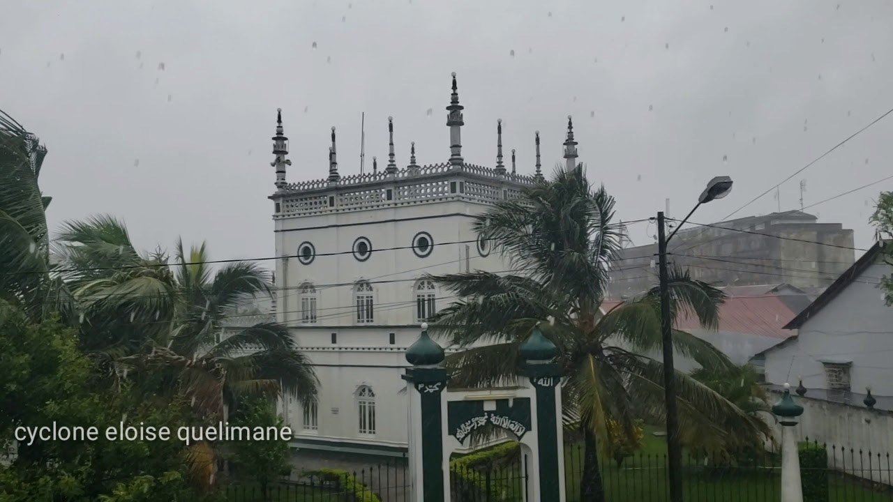 cyclone eloise quelimane 22/01/21 morning 8:00am