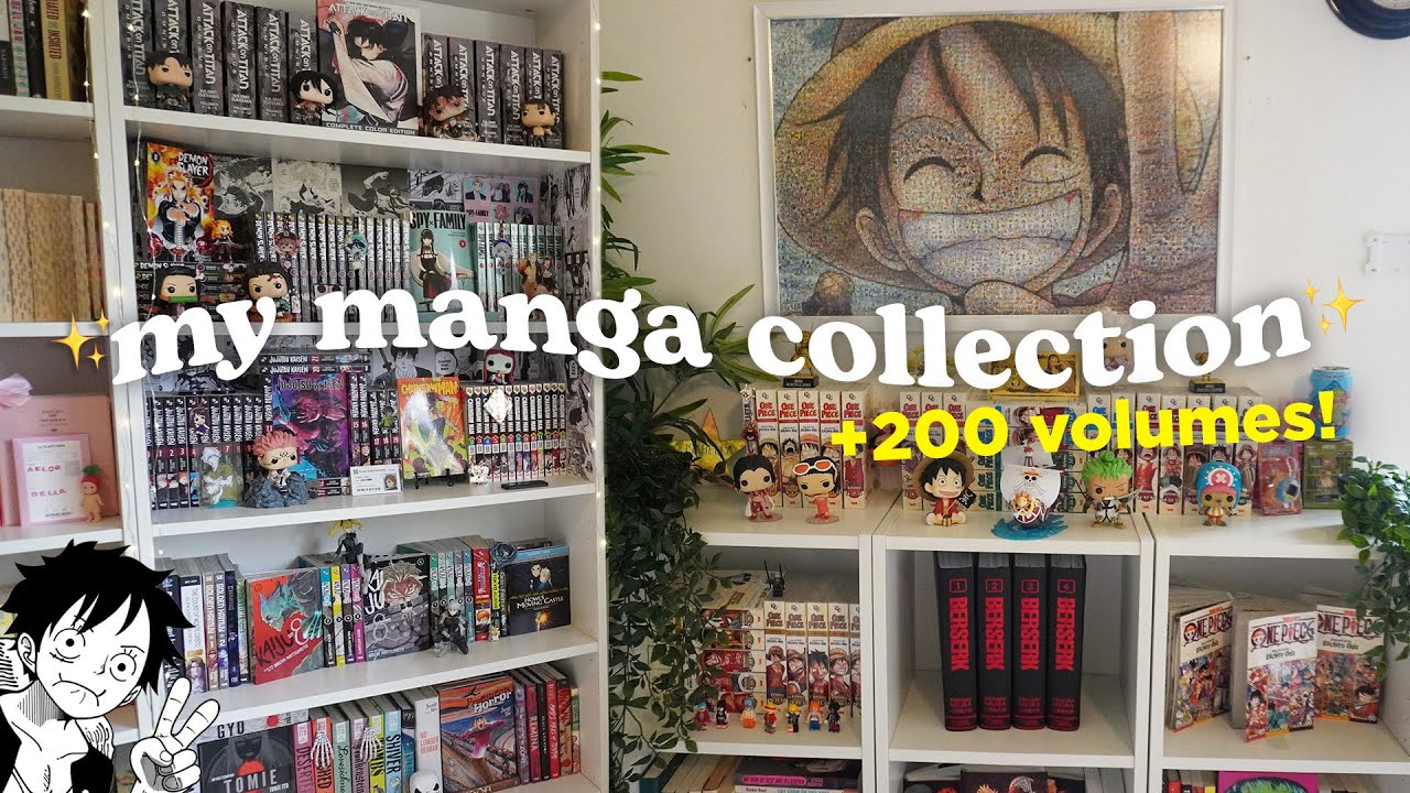 my entire manga collection 📚 +200 volumes! ✨