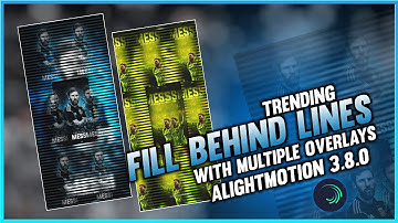 Trending Fill Behind Lines With Multiple Overlay|Alightmotion Malayalam Tutorial|ABU PKD Editz