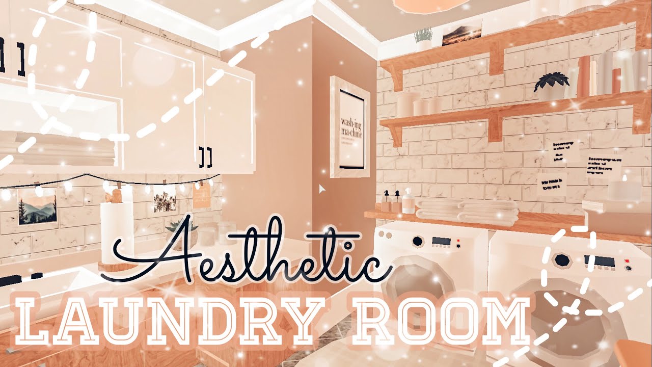 Aesthetic LAUNDRY ROOM in Bloxburg I Tour - YouTube