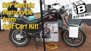 DIY Electric Motorcycle from Golf Cart Parts