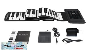 88 Keys Electronic Piano MIDI &USB Charge Portable ABS Soft Silicone Flexible Review screenshot 1