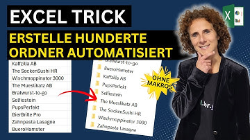 Dieser Excel-Trick erstellt 500 Ordner in Sekunden (ohne Makros & Programmieren!)