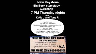 Steps 6 & 7  made clear, on what's your job, and what's Gods job Workshop with Katie J & Tony R