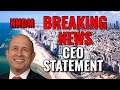 BREAKING NEWS | A Statement from the CEO of NNDM Stock | Yoav Stern speaks