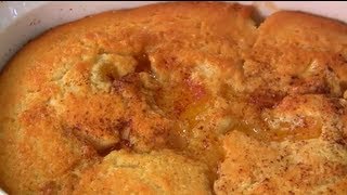 Lazy Man's Peach Cobbler  Viewer's Recipe